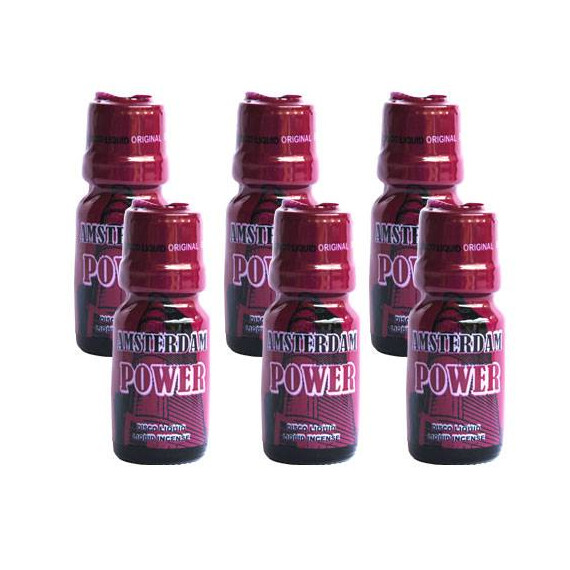 Комплект 6 попърса Amsterdam Power  Попърс, poppers