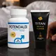 Titan gel за уголемяване на пениса Титан гел платинум + POTENCIALEX капсули секс стимулант